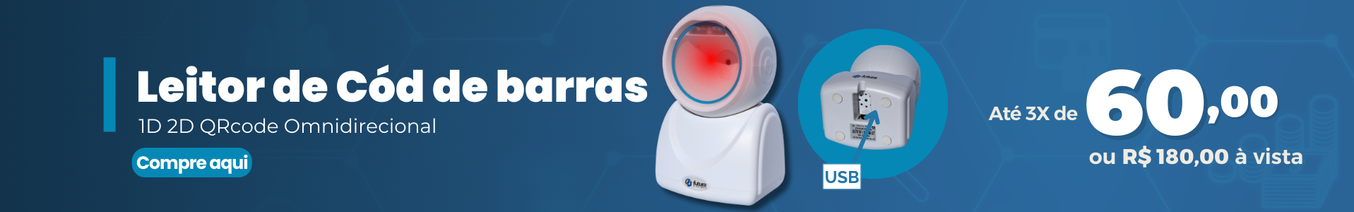 Leitor Codigo de Barras Scanner