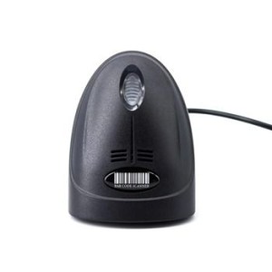 Leitor Codigo de Barras wireless  sem fio  USB 1D 2D  preto