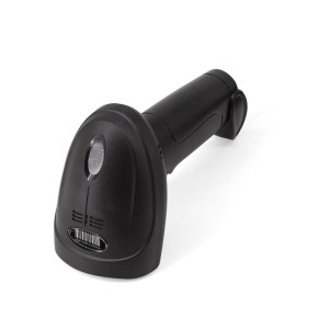Leitor Codigo de Barras wireless  sem fio  USB 1D 2D  preto