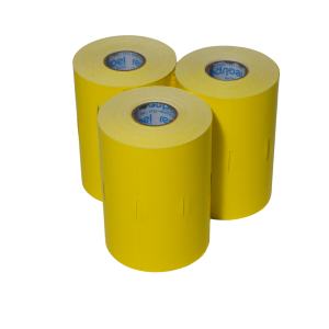 Bobina Rolo de Etiquetas 10x3 cms Amarela Termica - Etiquetas de Preços -  para Gôndolas